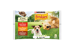 Friskies Karma dla dorosłych psów w sosie 4 x 85 g