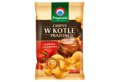 Przysnacki Chipsy w kotle prażone papryka czerwona 125 g