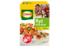 Cenos Ryż biały długi 800 g (8 torebek)