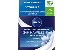 Nivea 24H Nawilżenia Odświeżający krem na noc cera normalna i mieszana 50 ml