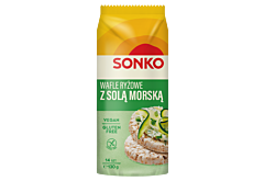 Sonko Wafle ryżowe z solą morską 130 g (14 sztuk)