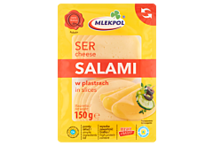 Mlekpol Ser Salami w plastrach 150 g