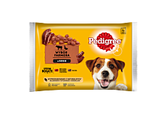 Pedigree Mokra karma dla psów wybór farmera w sosie 400 g (4 x 100 g)