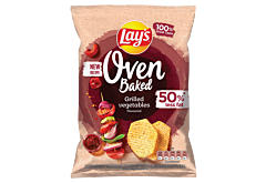 Lay's Oven Baked Pieczone formowane chipsy ziemniaczane o smaku grillowanych warzyw 110 g