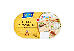 Łosoś Ustka Filety z makreli w oleju 170 g