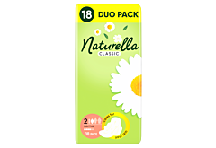 Naturella Classic Normal Rozmiar 1 Podpaski ze skrzydełkami × 18