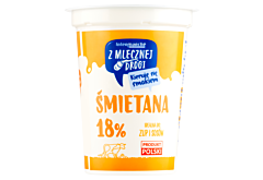 Z Mlecznej Drogi Śmietana 18 % 400 g