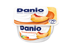 Danio Serek homogenizowany brzoskwiniowy 130 g