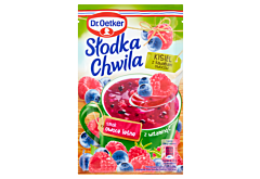 Dr. Oetker Słodka Chwila Kisiel z kawałkami owoców smak owoce leśne 31,5 g