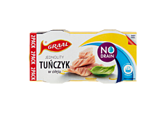 Graal Jednolity tuńczyk w oleju 120 g (2 x 60 g)