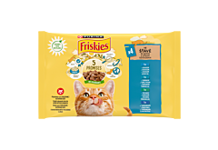 Friskies 5 Promises Karma dla dorosłych kotów w sosie 340 g (4 x 85 g)