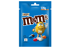 M&M's Crispy Cukierki z mlecznej czekolady z kruchym ryżowym wnętrzem 128 g