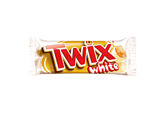 Twix White Ciasteczka oblane karmelem i białą czekoladą 46 g (2 x 23 g)