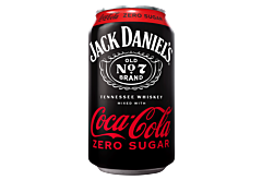 Jack Daniel's Coca-Cola zero Napój alkoholowy gazowany 330 ml