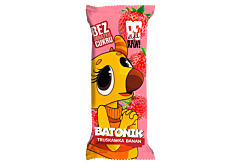 Be Raw! Kids Batonik truskawka banan 25 g