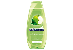 Schauma Soft Freshness Szampon do włosów normalnych jabłko & pokrzywa 400 ml