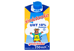 SM Gostyń Śmietanka gostyńska 18 % tłuszczu 250 ml