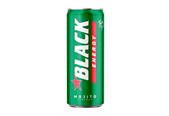 Black Energy Mojito Gazowany napój energetyzujący 250 ml