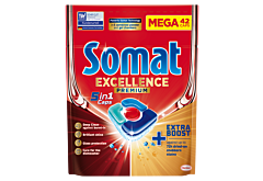 Somat Excellence Premium 5 w 1 Caps Kapsułki do mycia naczyń w zmywarkach 819 g (42 sztuki)