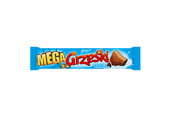 Grześki Mega Wafel przekładany kremem kakaowym w czekoladzie mlecznej 48 g