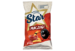 Star Maczugi Chrupki kukurydziane o smaku ketchup 80 g