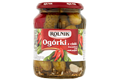 Rolnik Ogórki z chili 650 g