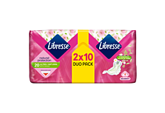 Libresse Ultra Wing Normal Aloe Vera & Chamomile Podpaski 2 x 10 sztuk