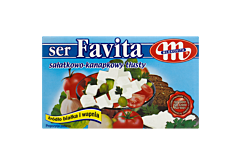 Mlekovita Favita Ser sałatkowo-kanapkowy tłusty 270 g