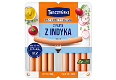 Tarczyński Parówki premium z fileta z indyka 160 g (2 x 80 g)