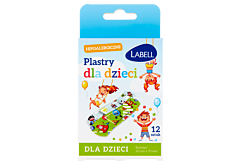 Labell Plastry dla dzieci 12 sztuk