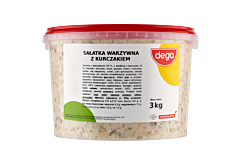 dega Sałatka warzywna z kurczakiem 3 kg