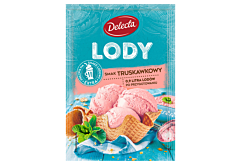 Delecta Lody smak truskawkowy 57 g