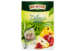 Big-Active Zielona herbata z pigwą i granatem 34 g (20 x 1,7 g)