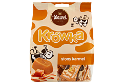 Wawel Krówka Pomadki mleczne słony karmel 250 g