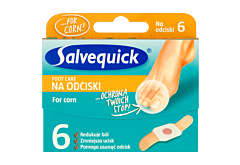 Salvequick Foot Care Plastry na odciski 6 sztuk