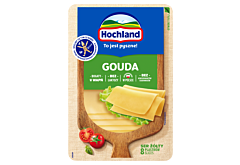 Hochland Ser żółty gouda w plastrach 135 g