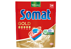 Somat Gold Tabletki do mycia naczyń w zmywarkach 598,4 g (34 sztuki)