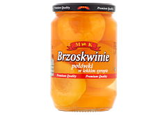 MK Brzoskwinie połówki w lekkim syropie 680 g