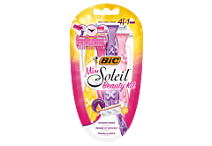 BIC Miss Soleil Beauty Kit 3-ostrzowa maszynka do golenia z trymerem 4 sztuki