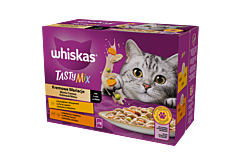 Whiskas Tasty Mix Mokra karma dla kotów kremowe wariacje sos 1.02 kg (12 x 85 g)