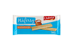 Chabrior Wafersy z kremem o smaku śmietankowym 200 g