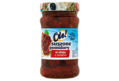 Ole! Suszone pomidory w oleju z ziołami 270 g