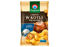 Przysnacki Chipsy w kotle prażone z solą morską 125 g