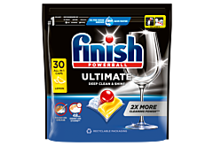 Finish Ultimate Lemon Kapsułki do mycia naczyń w zmywarce 387 g (30 sztuk)