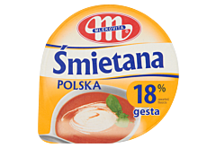 Mlekovita Śmietana Polska gęsta 18% 200 g