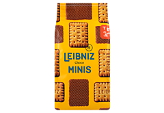 Leibniz Choco Minis Herbatniki w czekoladzie mlecznej 100 g