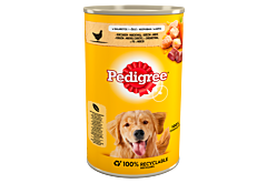 Pedigree Mokra karma dla psów w galaretce z kurczakiem i marchewką 1200 g