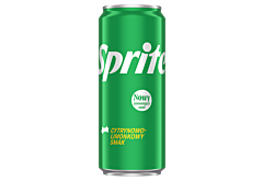 Sprite Napój gazowany cytrynowo-limonkowy smak 330 ml