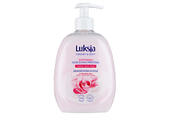 Luksja Creamy & Soft Kremowe mydło w płynie wygładzające róża i proteiny mleka 500 ml