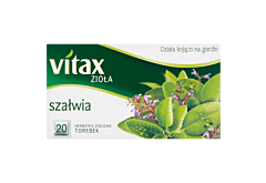 Vitax Zioła Herbatka ziołowa szałwia 24 g (20 x 1,2 g)